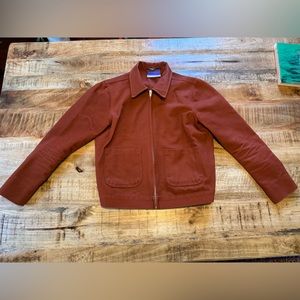 Urban Renewal Rust cropped Gasoline jacket small